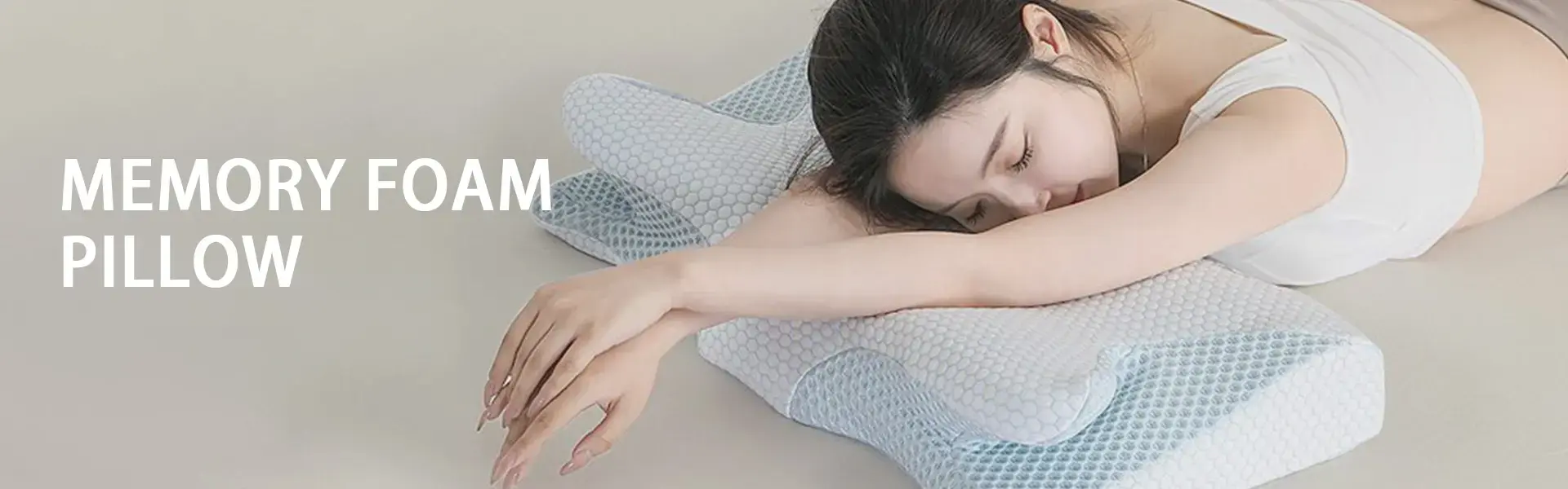 ʻO Ergonomic hoʻomanaʻo hoʻomanaʻoʻo Foam Pillow
